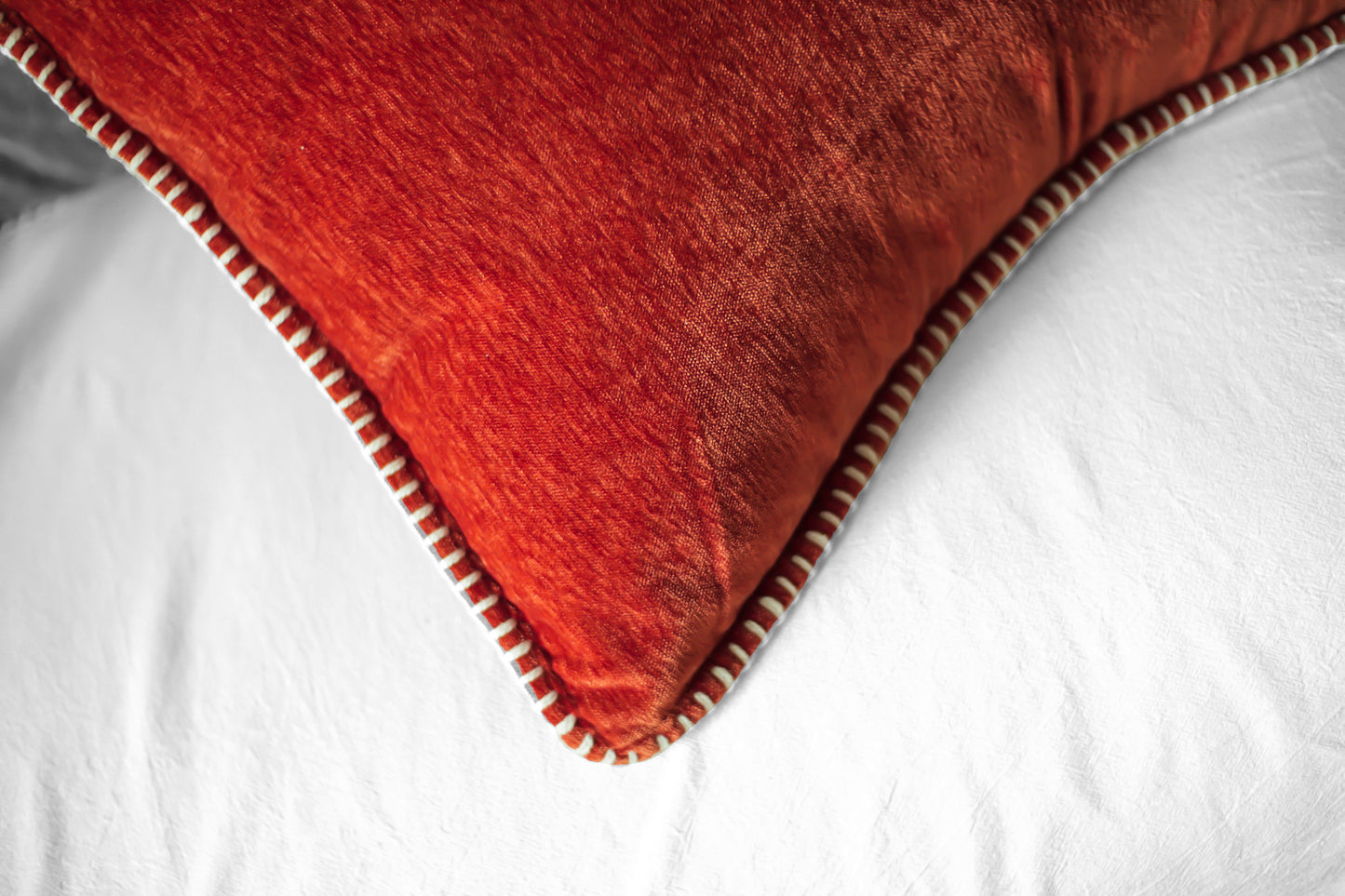 Indigo Blue Chenille Pillow Covers 18 x 18 / For Sofa Living Room and Bedroom / Fall Home Decor Christmas Thanksgiving